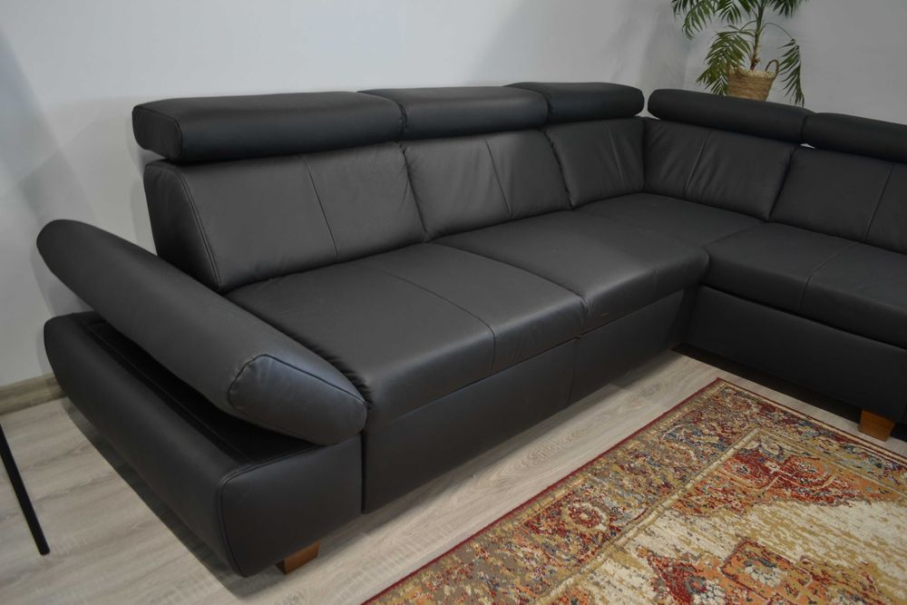 Narożnik Arturro ze skóry naturalnej