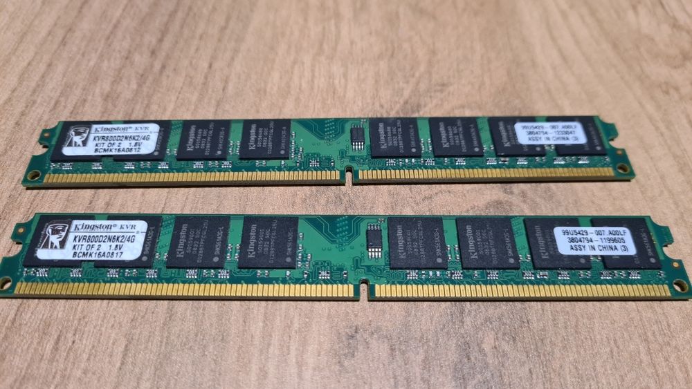 Kości RAM DDR2 Kingstone 2x2GB Dual Chanel