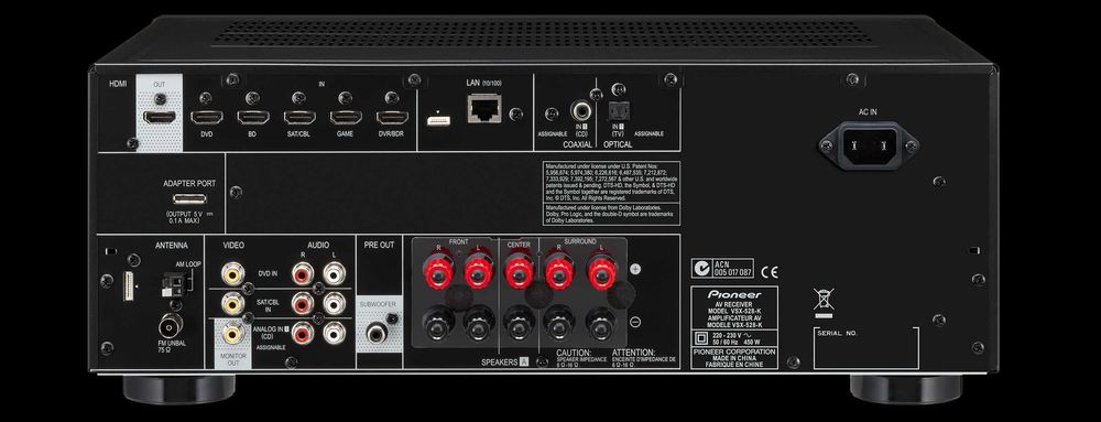 Pioneer Blu-Ray 3D, Amplituner 3D Ultra HD 4K, Kolumny 5.0 Pure Acoust
