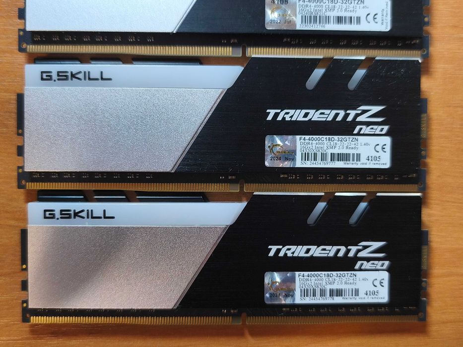 G.Skill TridentZ Neo 32Gb (16Gb+16Gb) DDR4 4000 F4-4000C18-32GTZN