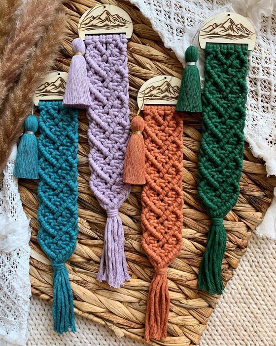 Zakładka do książki z chwostem boho prezent