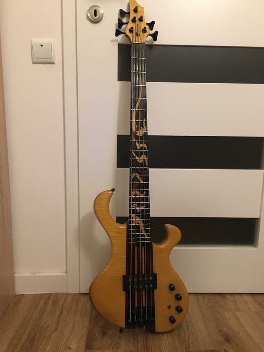 Gitara basowa aktywna Kania Spider 5 + Nordstrand  - zamienię/sprzedam