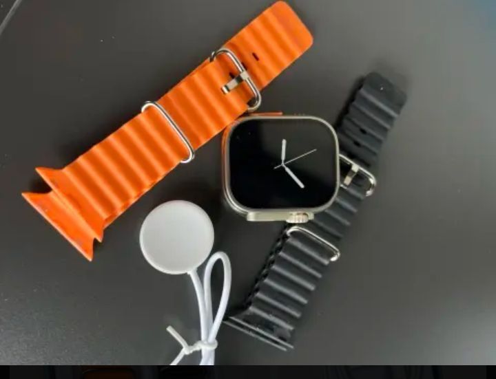 Подарунковий набір 5 в 1 годинник + навушники + бездротовий павербанк