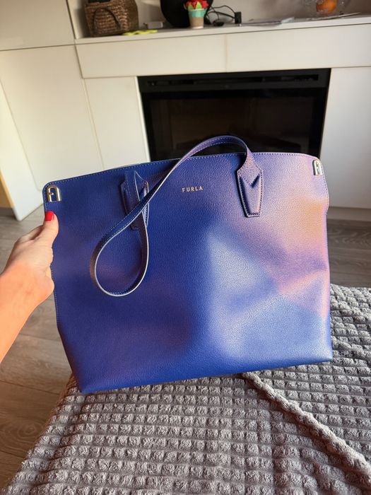 Сумка Furla шкіра електрик колір