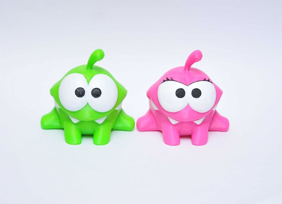 Набор фигурок Ам Ням + Ам Няша парой 2шт Om Nom Cut the Rope