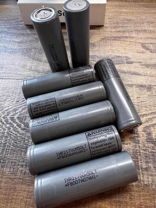 Baterias 21700 INR21700 M50LT Alta Capacidade