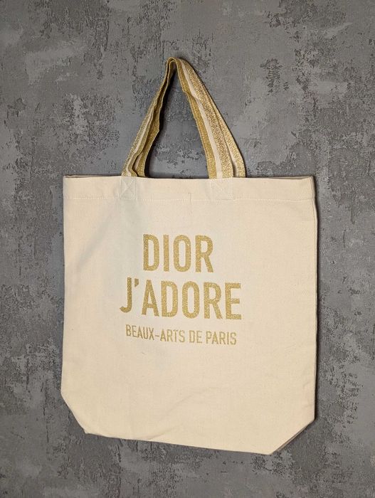 Oryginalna torba shopperka Dior J'adore / VIP Gift z poświatą złota