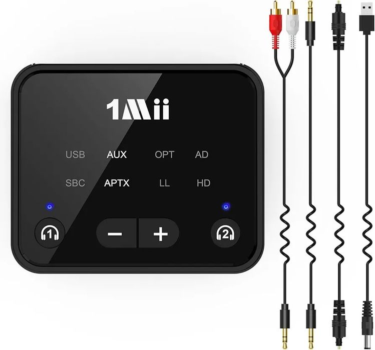 1Mii-BO6T6 Transmissor Bluetooth 5.3 para TV para fones de ouvido sem
