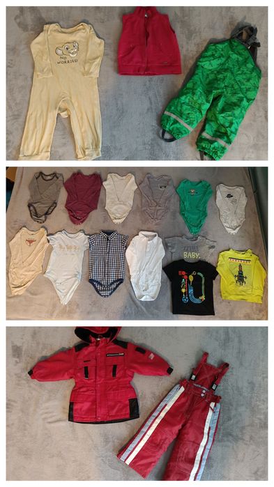 Ubrania chłopięce r. 86/92