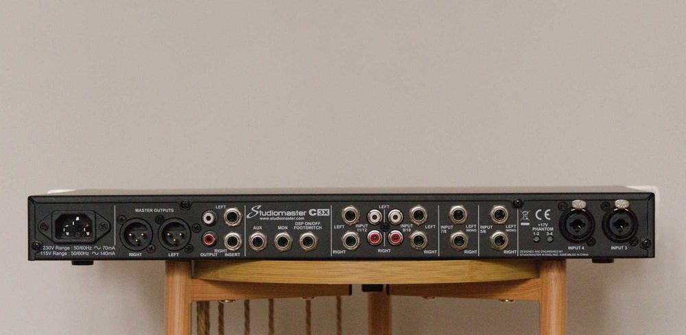 Studiomaster C3X / Mixer / Mikser / Rack 1U / DSP