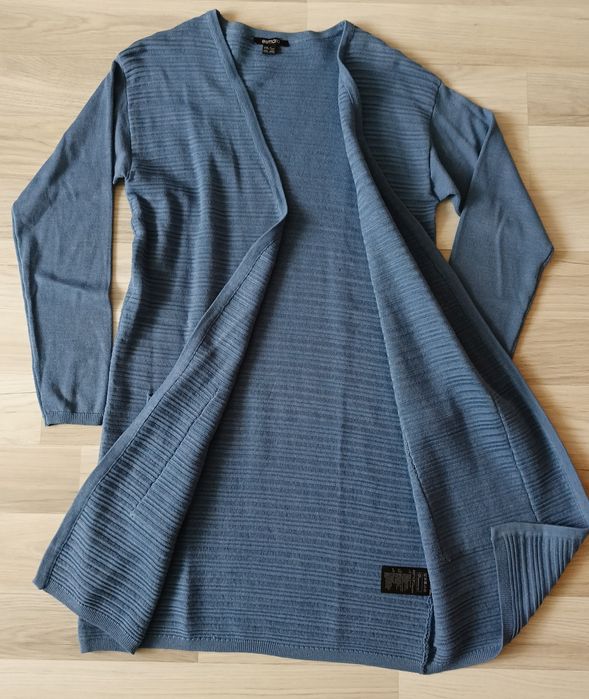 Esmara Kardigan niebieski długi rękaw bawełna M/ 40-42