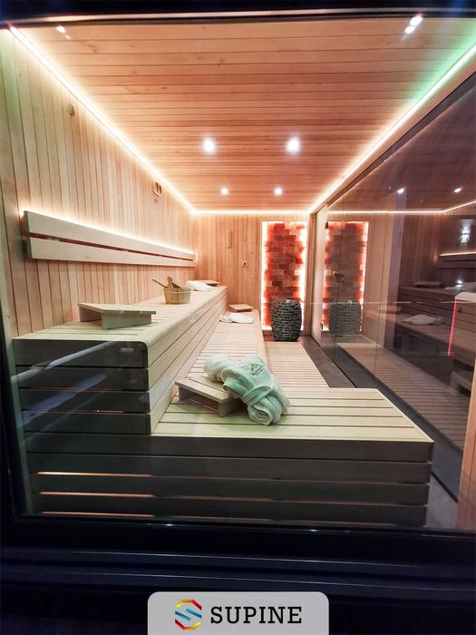 Sauna domowa na wymiar, sauna fińska sucha combi infrared