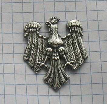 odznaka orzeł odlew