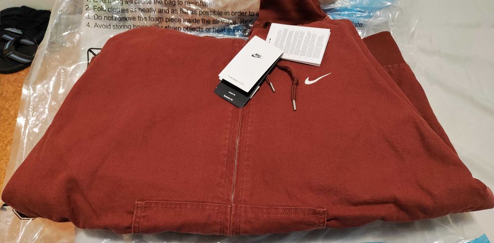 Casaco Nike Life com capuz (XL)