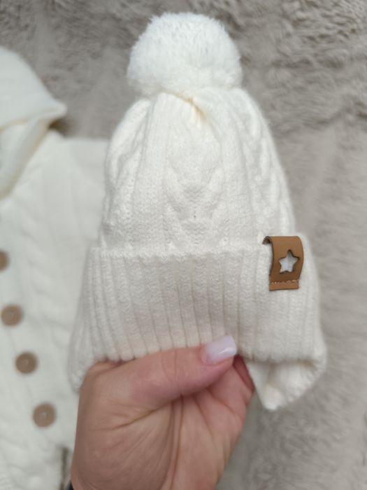 Дитячий в'язаний комбінезон  для двійнят