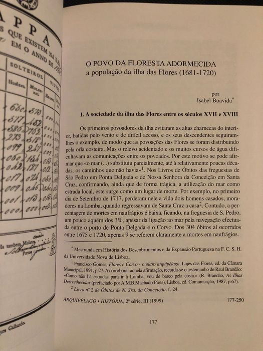 Arquipélago. Açores. História Insular