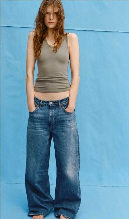 Джинсы zara baggy 36, S багги