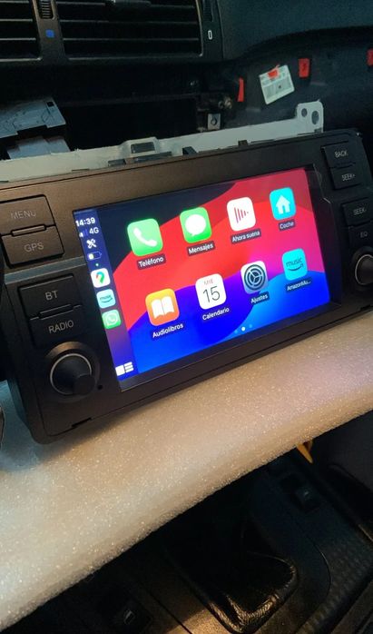 Rádio BMW E46 Android 14 com GPS (Novo)
