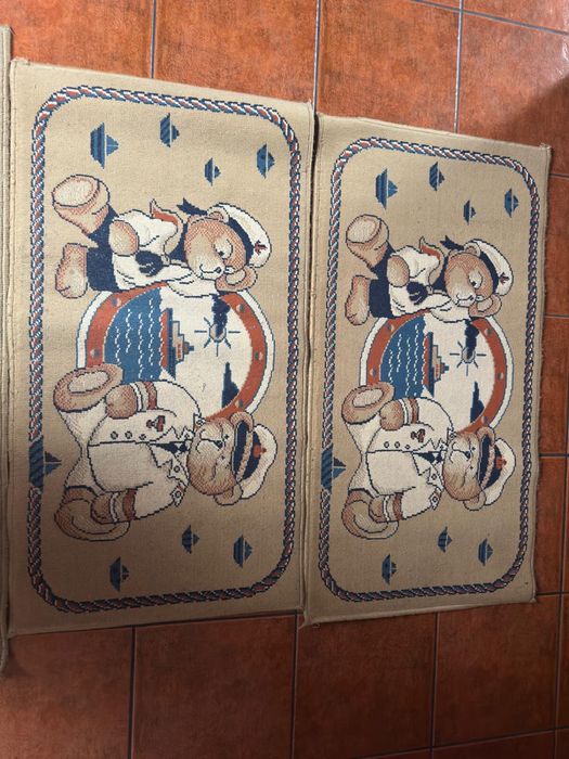 3 tapetes de quarto de crianca