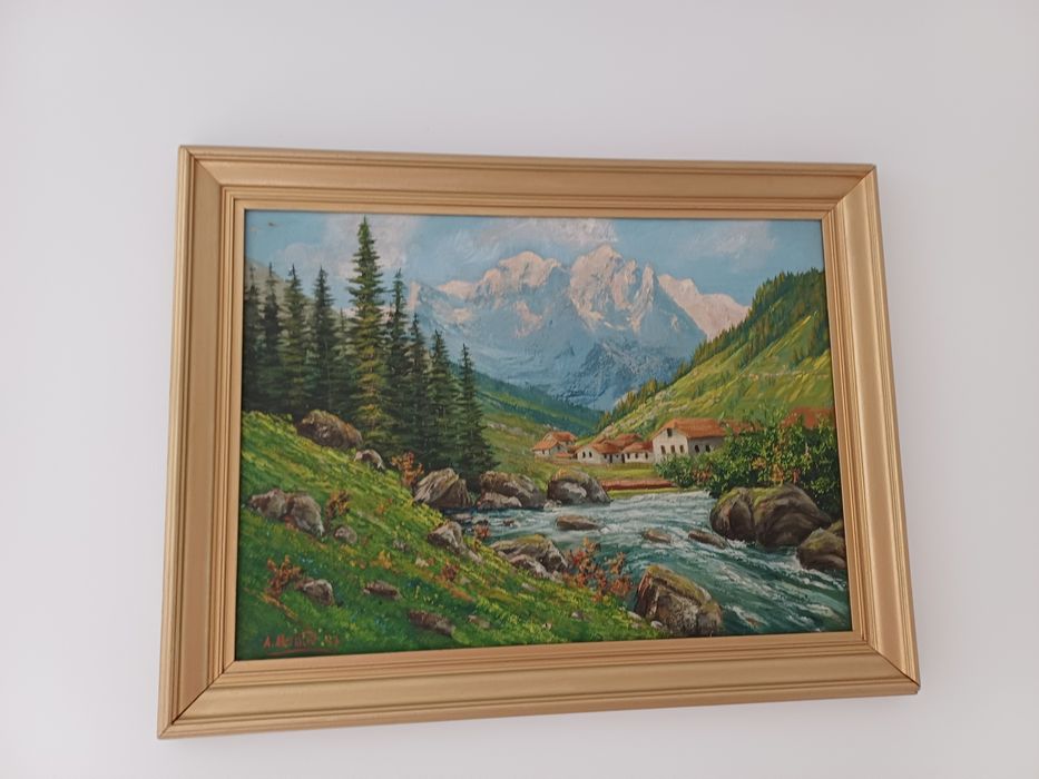 Obraz malowany na płótnie 82x63 cm