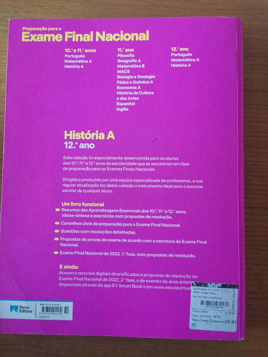 Manual de, apoio  Hstória A 2023