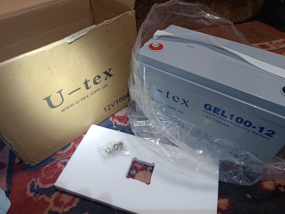 Акамулятор U-tex 12В / 100 Ah GEL гелевий