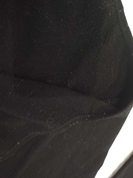 body preto de manga comprida, veste S/M