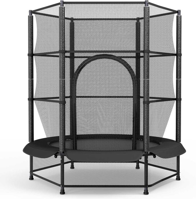 Nowa mała trampolina / skoczek / 140CM / skocznia / czarna !A2821!