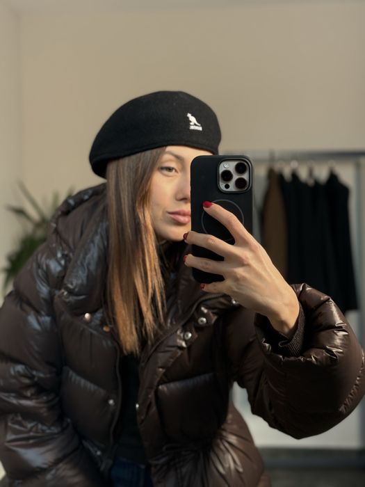 Kangol кепка чорна та коричнева