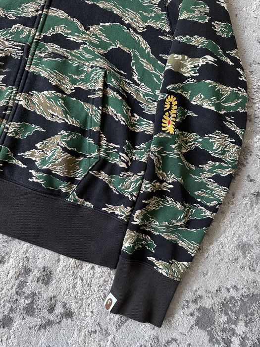 BAPE TIGER зіп худі