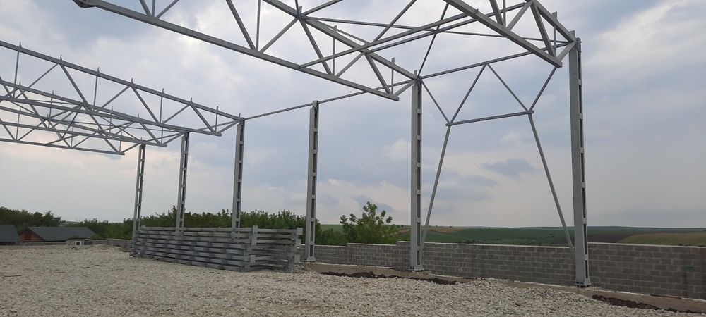 Продам металоконструкцію ангару 30х72х6 складу,  кран балка, СТО