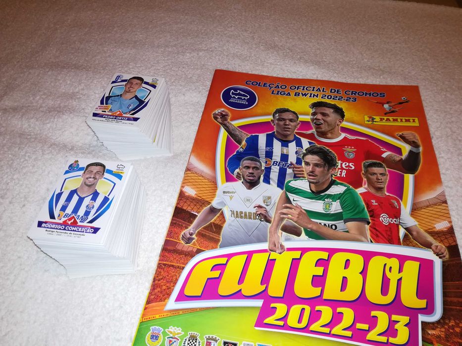 liga bwin 2022/23 (476 cromos por colar + caderneta) coleção completa