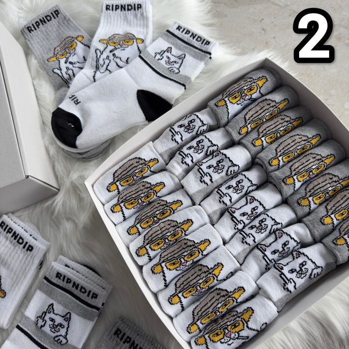 Що подарувати на свята? Набір шкарпеток RIPNDIP 12/24 пар/унісекс