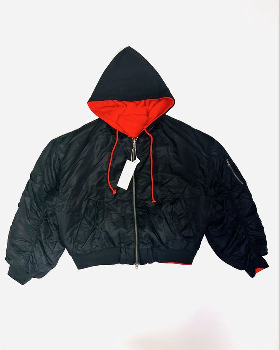 Бомбер куртка Project G/R bomber opium archive balenciaga black red L