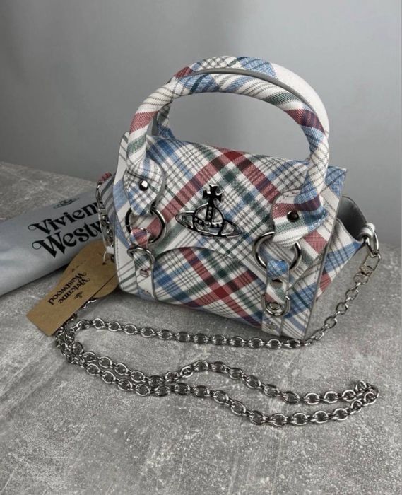 Vivienne Westwood Betty Mini сумка біла кольорова жіноча louis женская