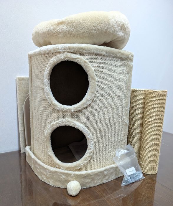 Catherine Drapak dla Kota 54x45x194cm Kremowy WYSOKI NAROŻNY KompaktoU