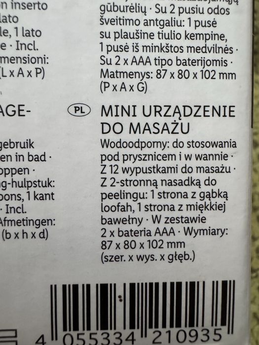 Mini masażer SilverCrest nowy