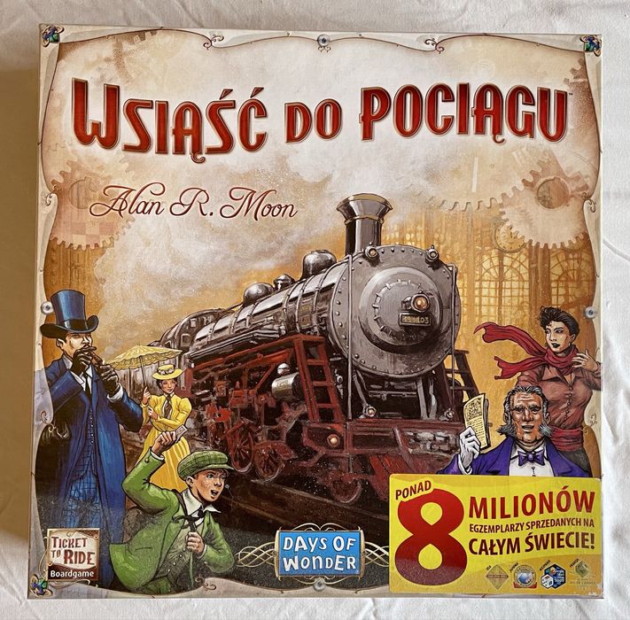 Wsiąść do Pociągu: USA  – gra planszowa, super stan!