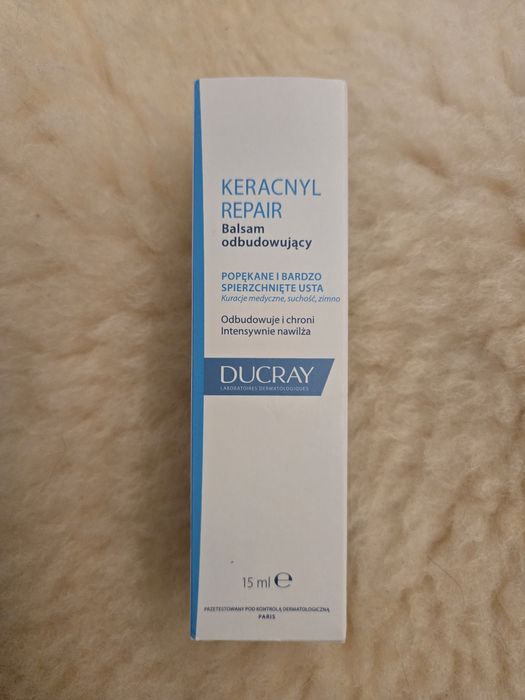 Ducray Keracnyl Repair Balsam odbudowujący popękane usta 15 ml