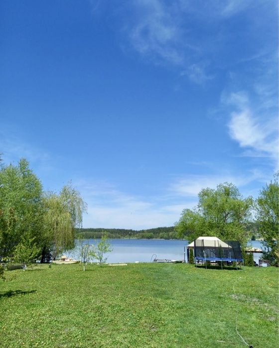 Сдам дом на берегу реки, собственный пляж, баня. Доброполье