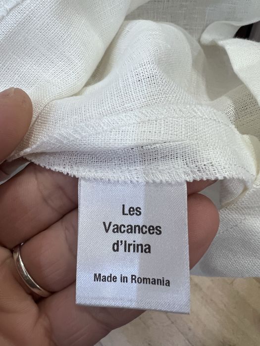 Vestido linho Santorini, Les Vacances d'Irina - Como novo