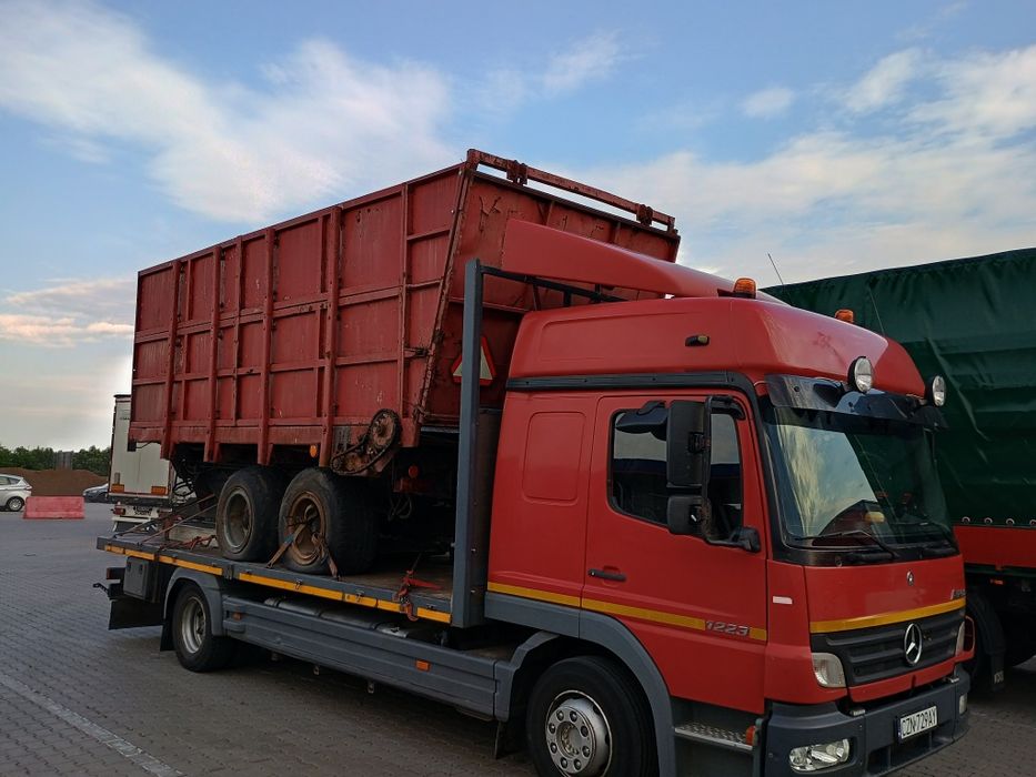 Transport niskopodwozie laweta pomoc drogowa