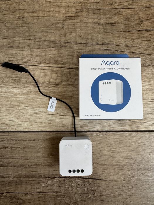 Inteligentny przełącznik AQARA Single Switch Module T1 Apple HomeKit