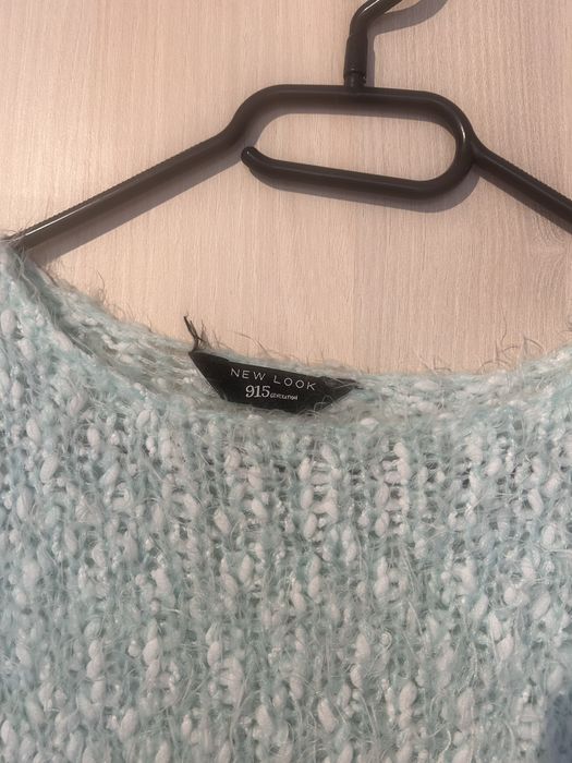 Sweter damski jasnoniebieski