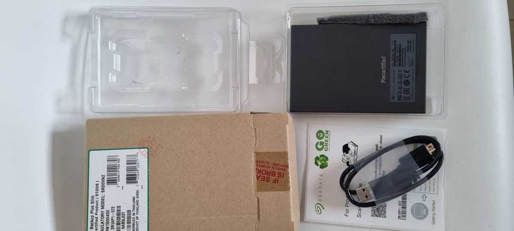 Seagate Backup Plus Slim 1TB Portable nowy dysk zewnętrzny USB 3.0 STHN1000400