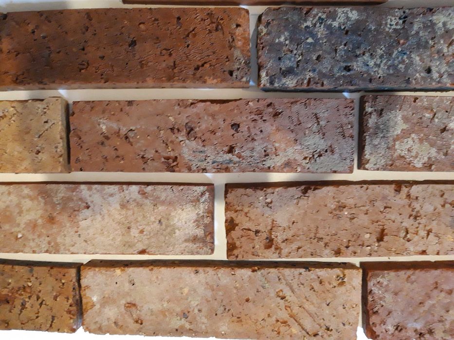 Retro, loft, cegła, stare cegły, płytki z cegły, cięte cegły, lica, Śl