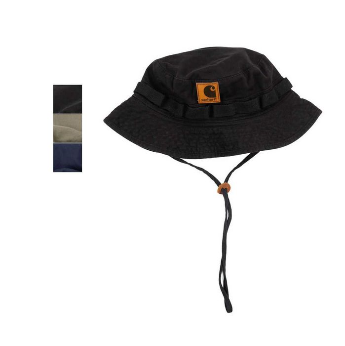 Панама Carhartt WIP x On The Moment Bucket Hat Black \ Khaki \ Navy