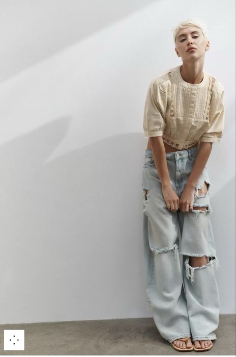Джинси з подертостями рвані zara 32,  34 і 36р в наявності