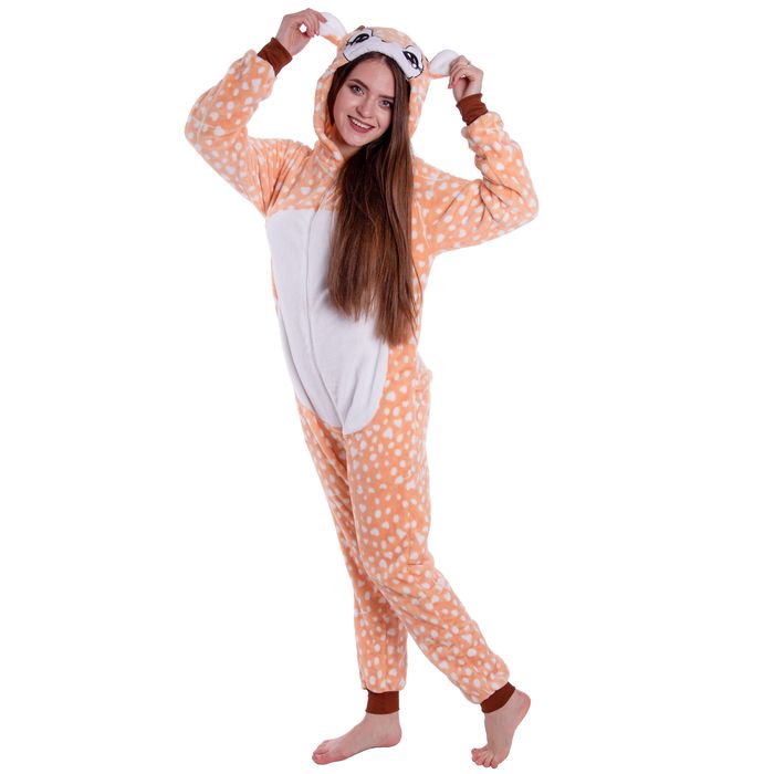 Piżama Kigurumi Kombinezon Przebranie Jelonek L 165-174 cm