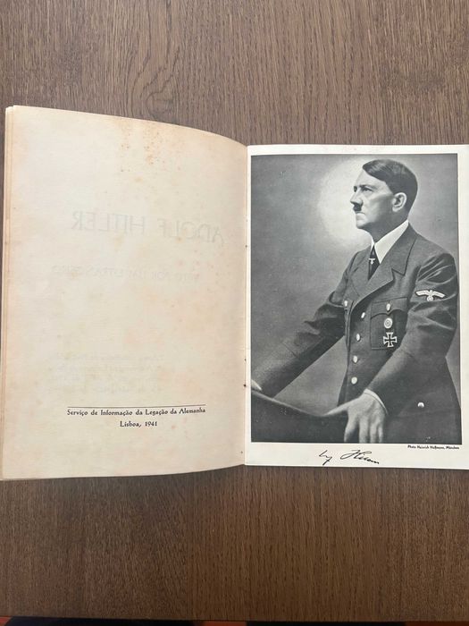 livro raro de  Mihai Antonescu sobre Adolf Hitler Reich